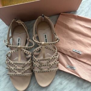 Miu Miu flat sandals